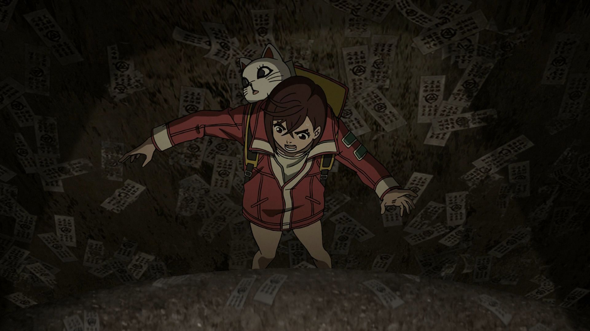 Momo falls into the quicksand (Image via Science SARU)